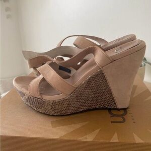UGG Ariah Wedge Sandals in Size 9